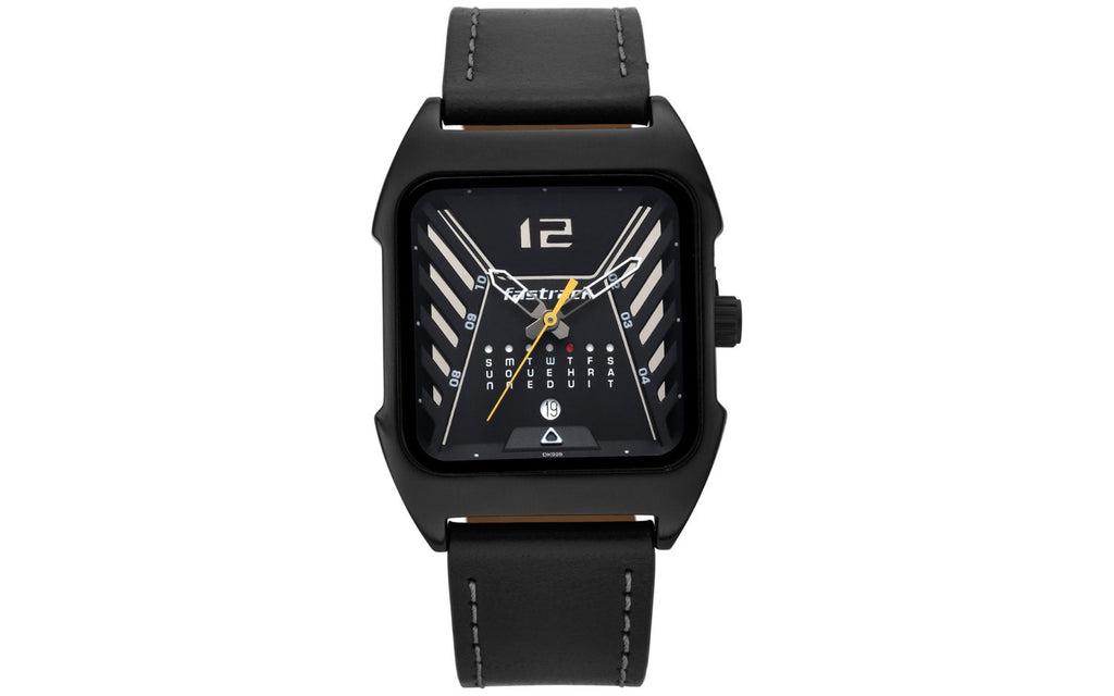 Fastrack 3249NL01 Black Leather Analog Men's Watch | Watch | Better Vision
