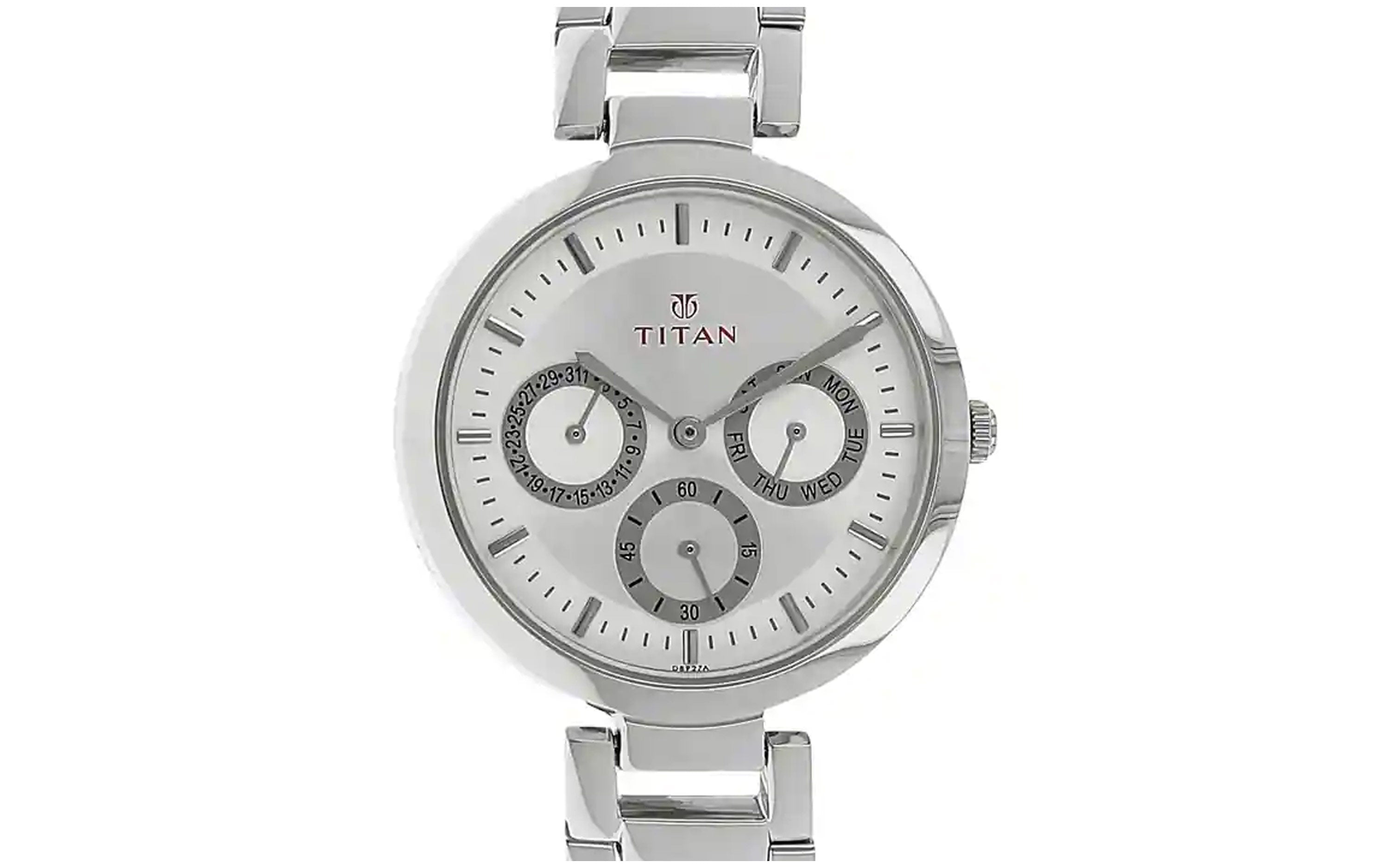 Titan silver womens watches hotsell