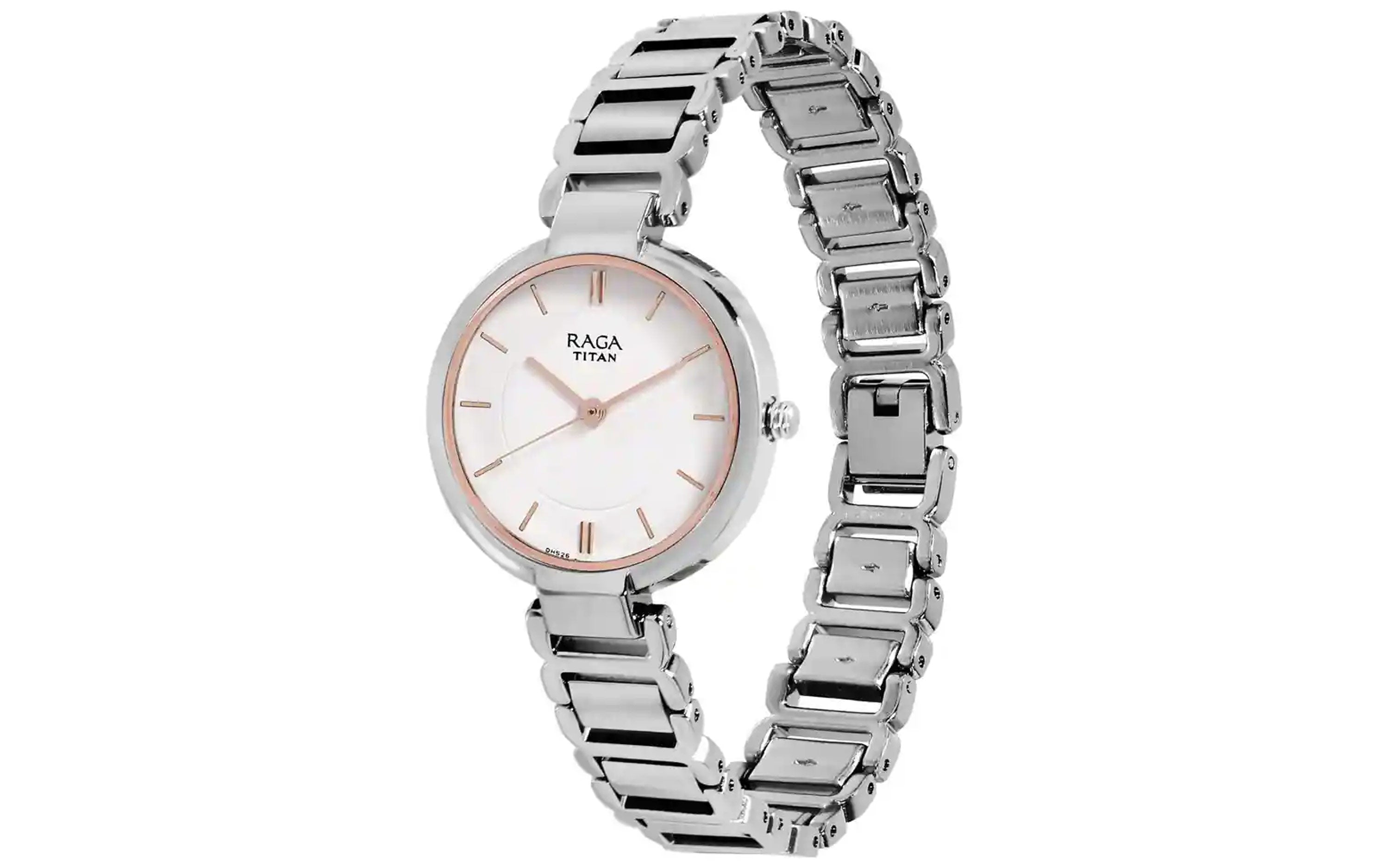 Titan raga on sale white dial
