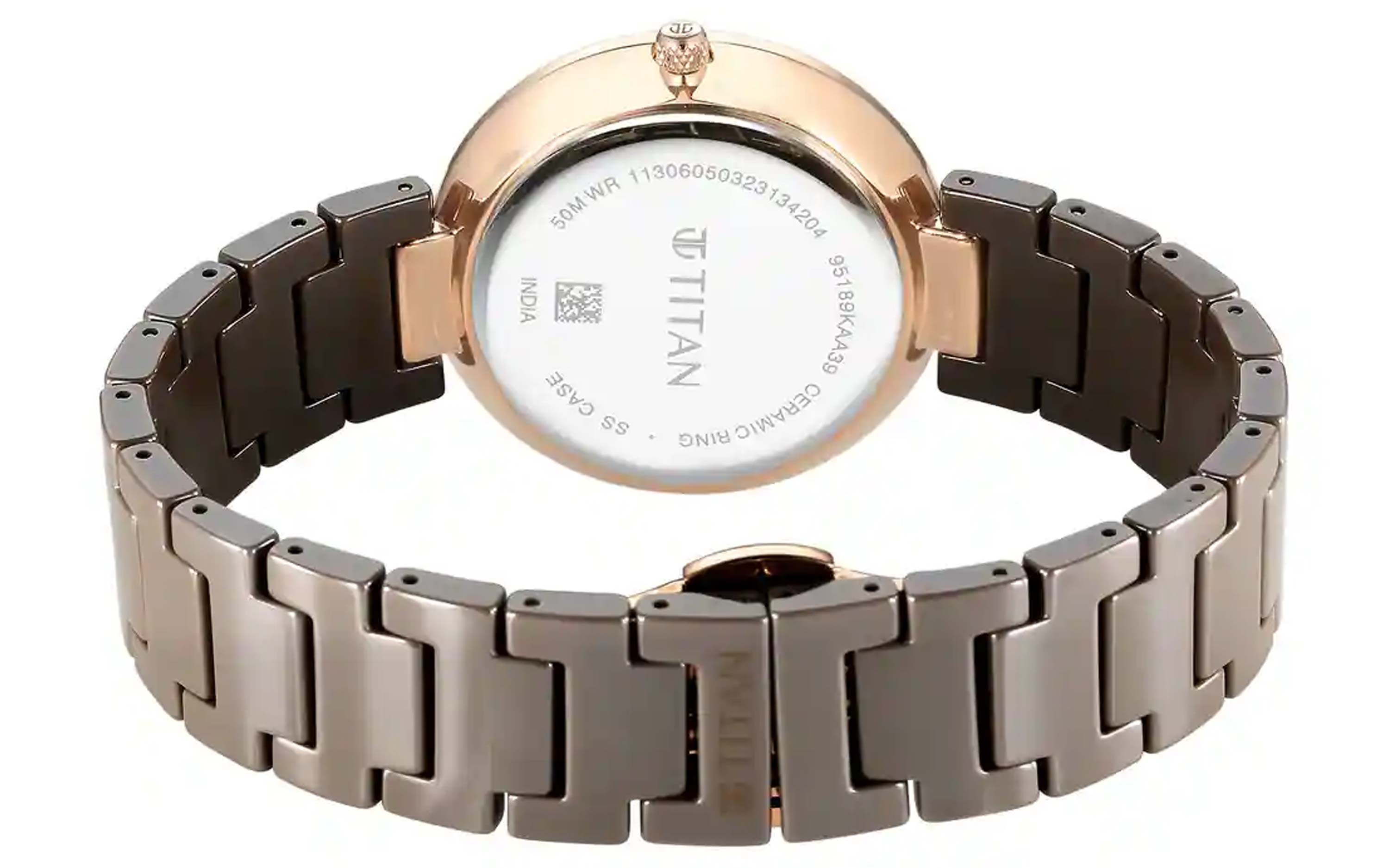Buy Titan Raga Women Show Stopper Embellished Bracelet Analogue Watch  95262BM01 - Watches for Women 27425024 | Myntra