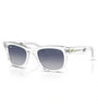 Ray-Ban RBR0502S-M Square Sunglasses - Transparent - view 2