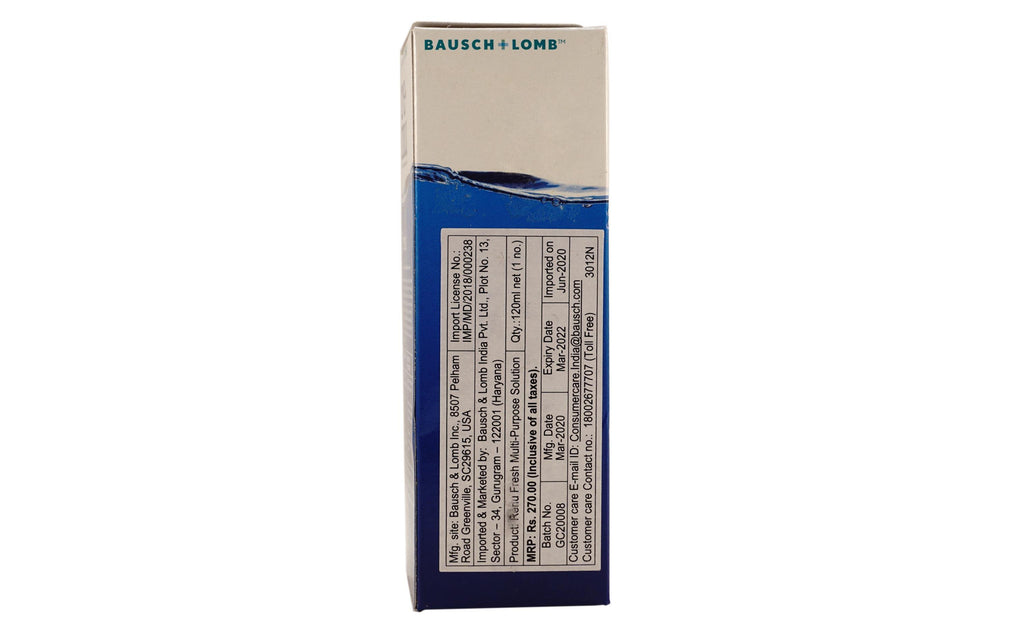 Bausch & Lomb Renu Fresh Contact Lens Solution 120ml | Accessories | Better Vision