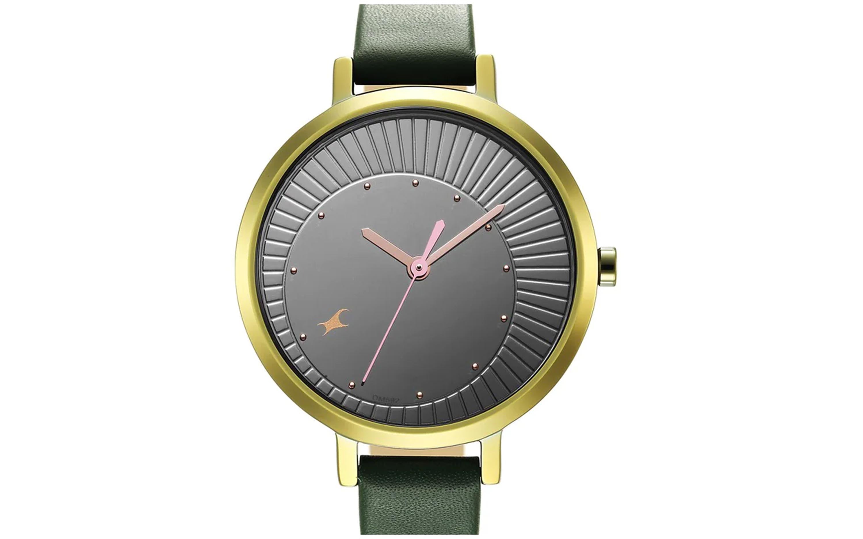 Fastrack leather round womens watch online