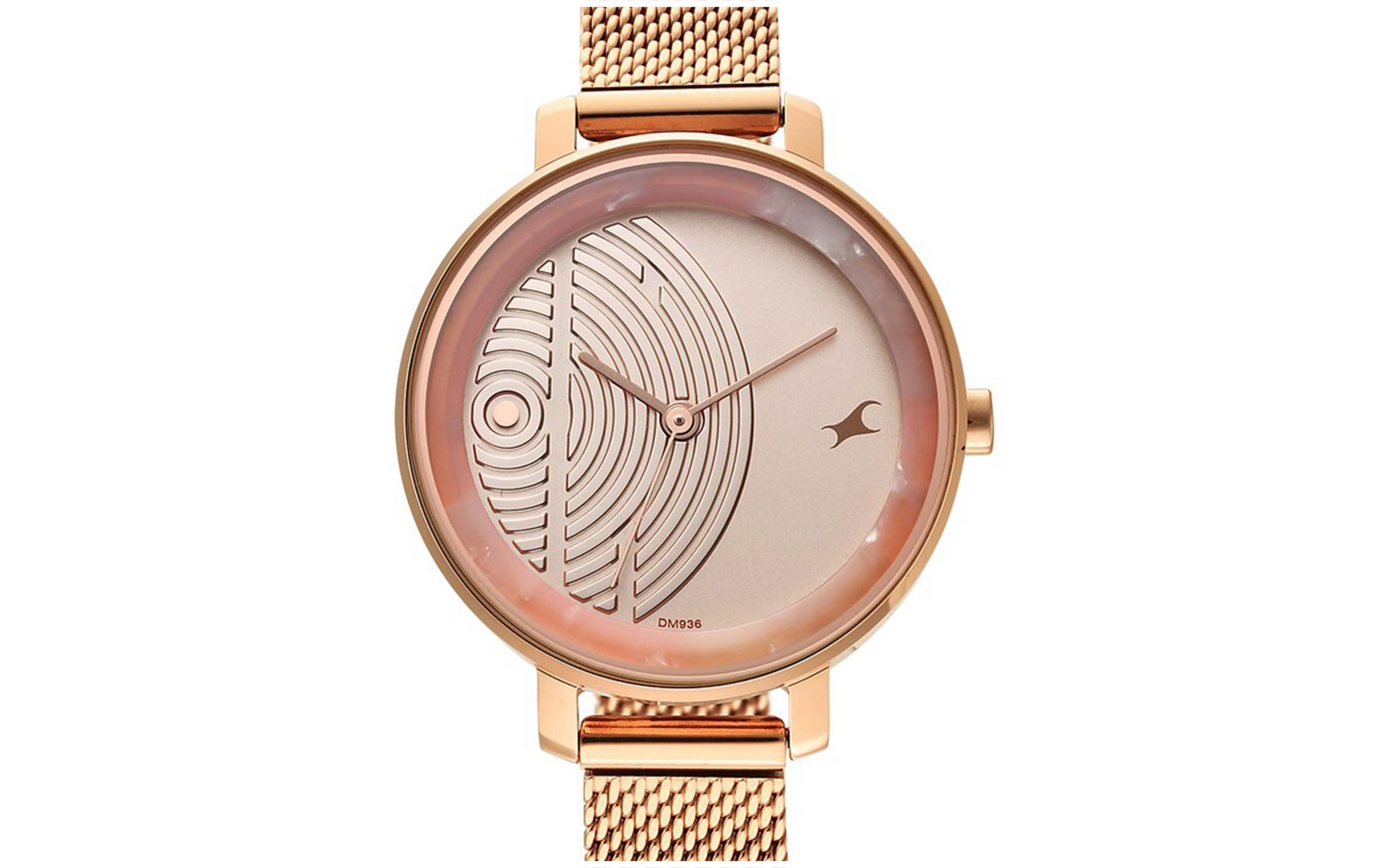 Rose gold on sale watch fastrack