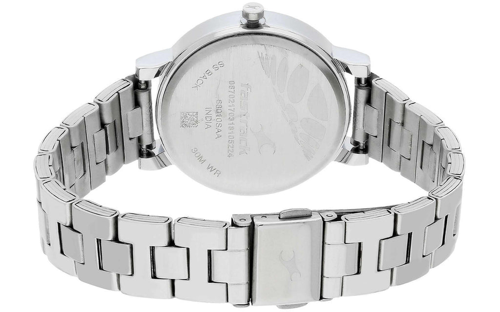 Fastrack NM68010SM01 White Metal Analog Women's Watch | Watch | Better Vision