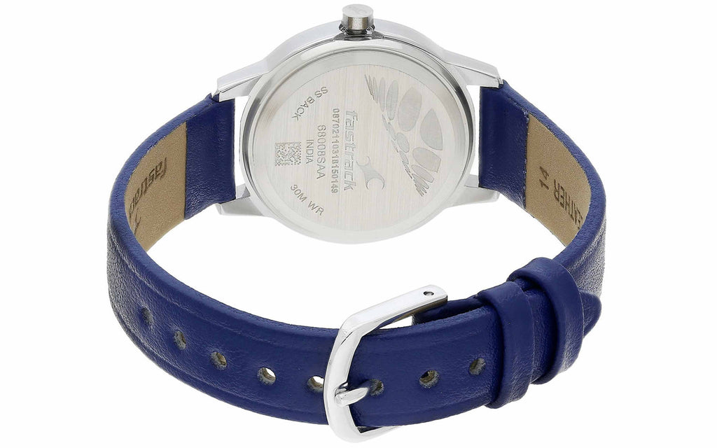 Fastrack NM68008SL03 Blue Metal Analog Women's Watch | Watch | Better Vision