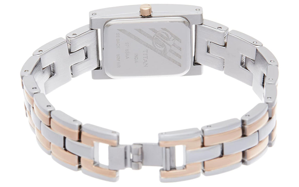 Titan NL9716KM01 White Metal Analog Women's Watch | Watch | Better Vision