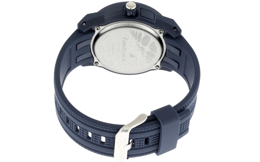 Fastrack 38058PP01 Blue Silicon Analog Men's Watch - Better Vision