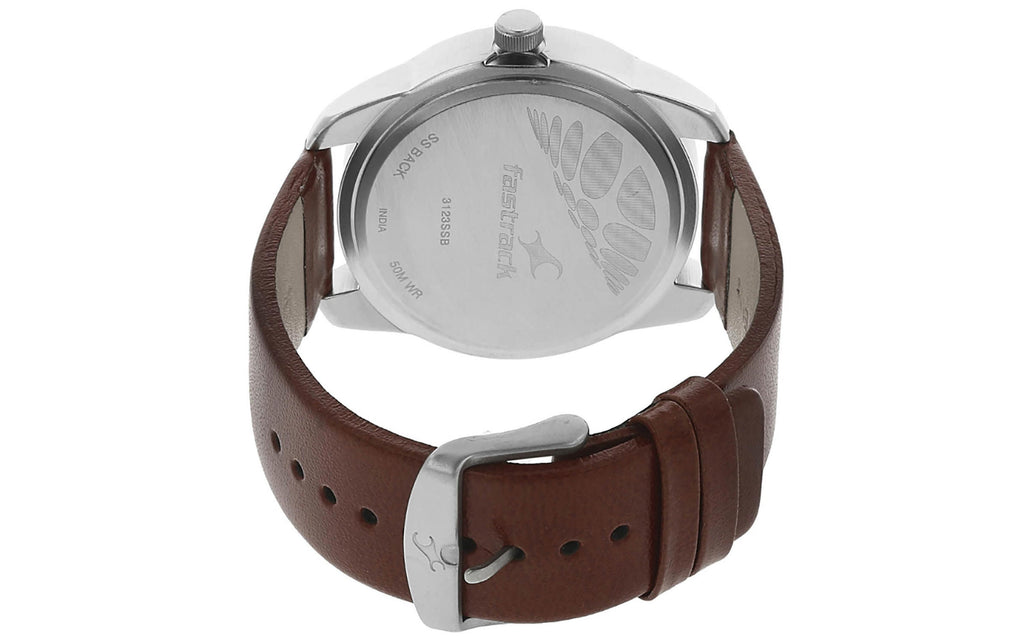 Fastrack NM3123SL02 Silver Metal Analog Men's Watch | Watch | Better Vision