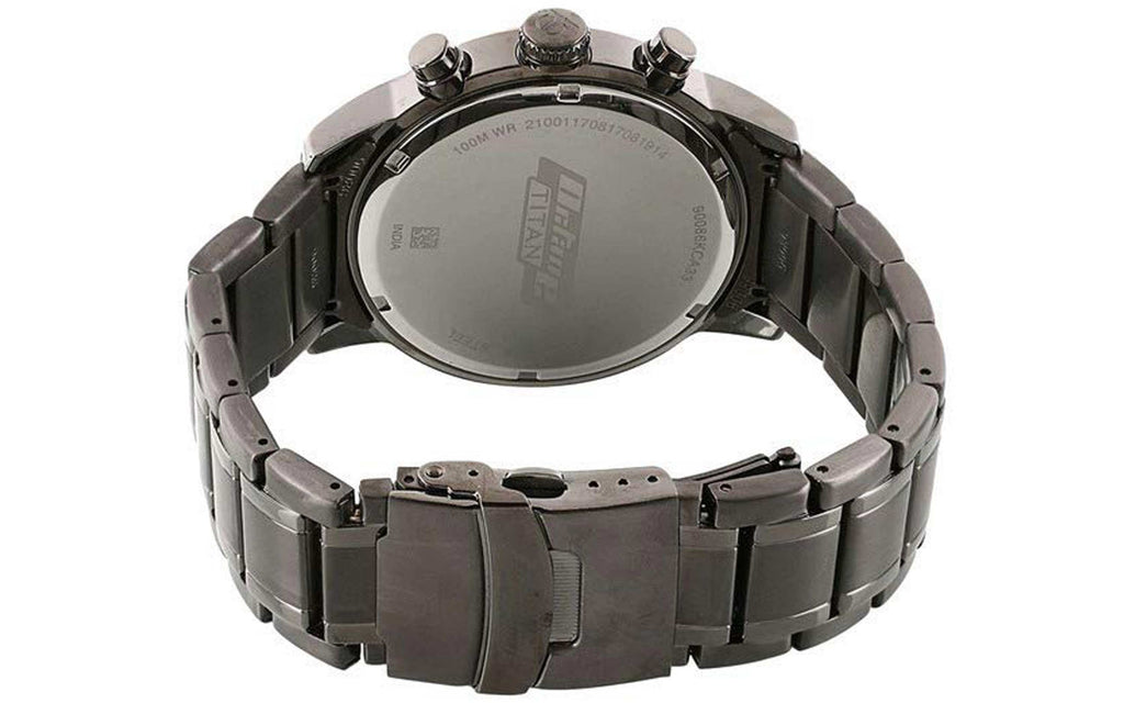 Titan NM90086KM03 Octane Gray Metal Analog Men's Watch | Watch | Better Vision