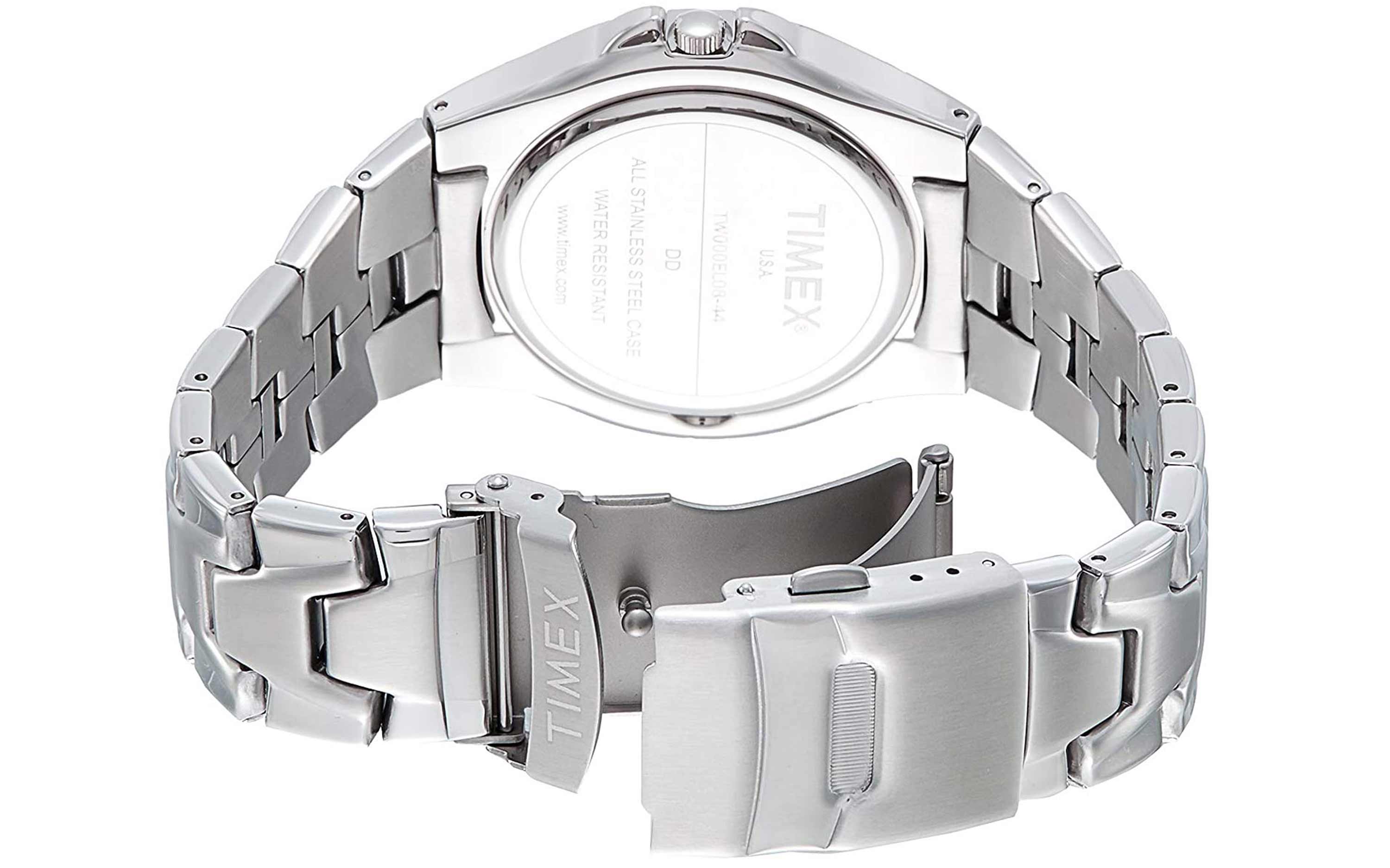 Timex TW000EL08 Blue Metal Analog Watch for Men Better Vision