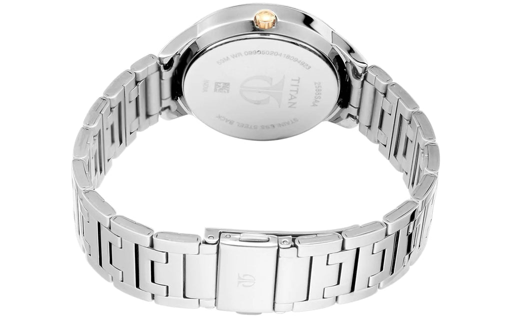 Titan NM2588KM01 White Metal Analog Women's Watch | Watch | Better Vision