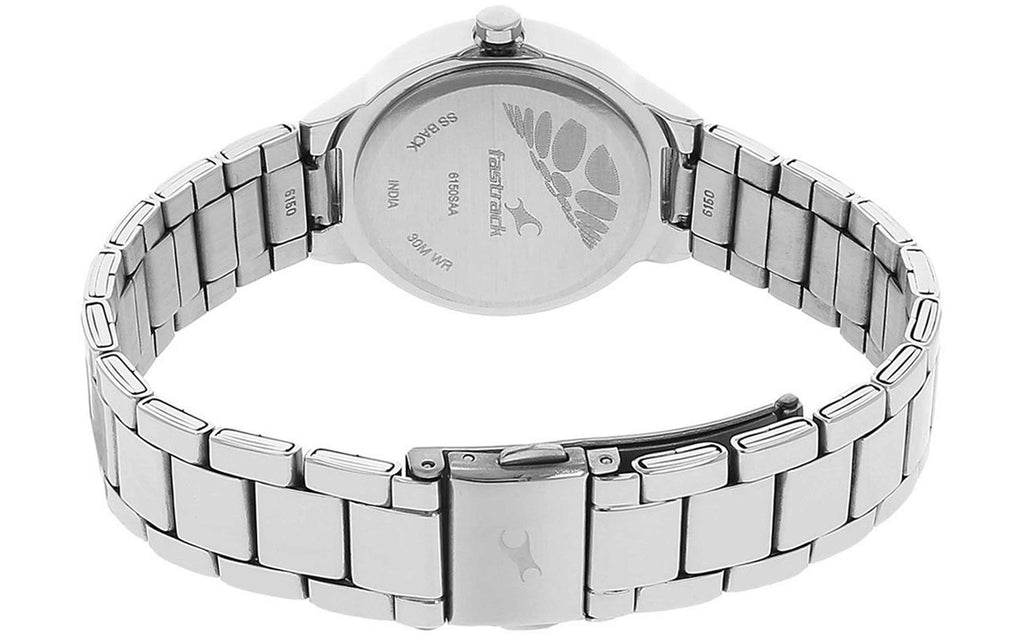 Fastrack NM6150SM01 Silver Metal Analog Women's Watch | Watch | Better Vision