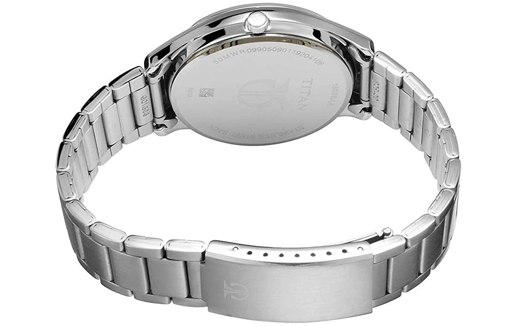 Titan NM1803SM01 Silver Metal Analog Men's Watch | Watch | Better Vision