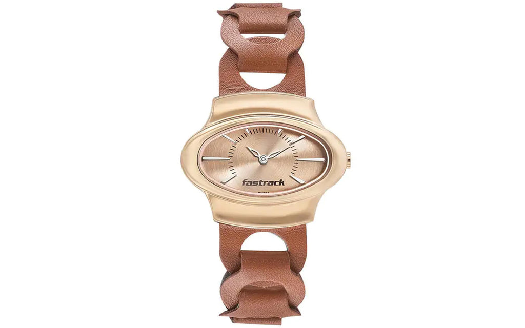 Fastrack 6004WL01 Rose Gold Metal Analog Women's Watch - Better Vision