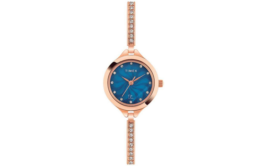 Timex TWEL12501T Blue Metal Analog Women's Watch | Watch | Better Vision