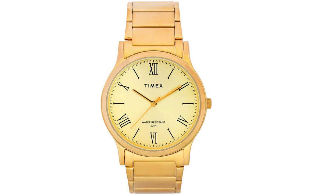 Timex TW000R431 Gold Metal Analog Men's Watch | Watch | Better Vision
