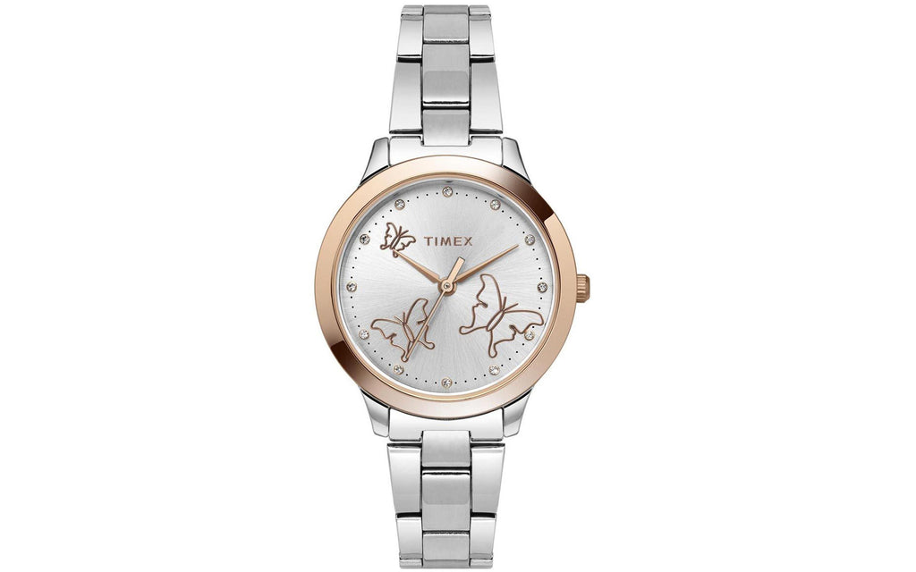 Timex TW000T634 White Metal Analog Women's Watch | Watch | Better Vision