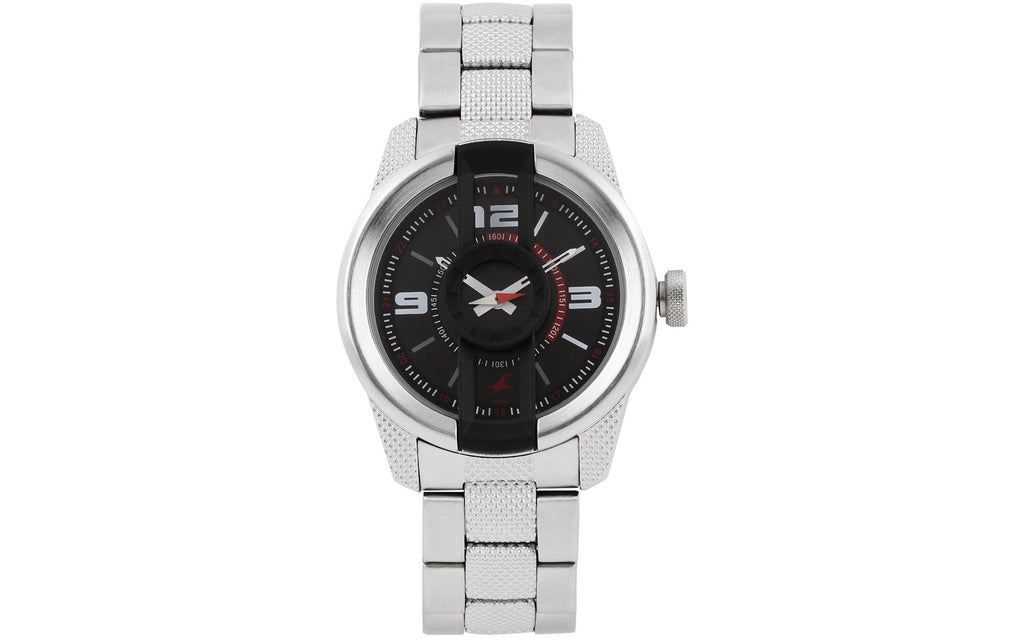 Fastrack 3152KM01 Black Metal Analog Men's Watch - Better Vision