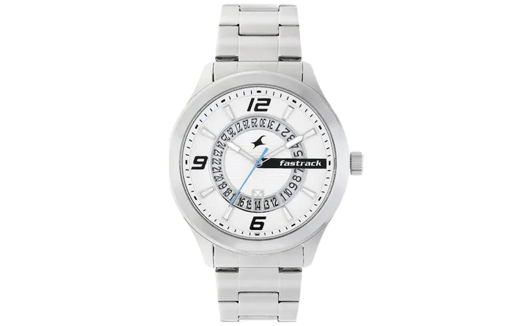 Fastrack 38050SM01 Silver Metal Analog Men's Watch | Watch | Better Vision