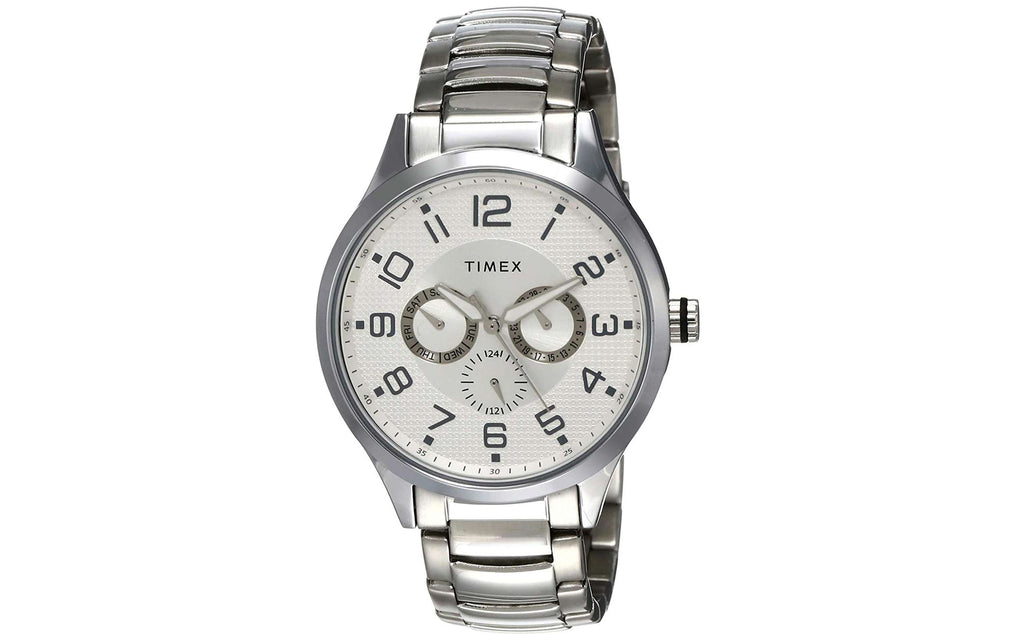 Timex TW000T306 White Metal Analog Men's Watch | Watch | Better Vision