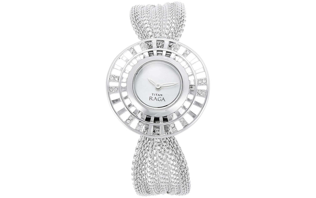 Titan NE9931SM01J Raga White Metal Analog Women's Watch | Watch | Better Vision