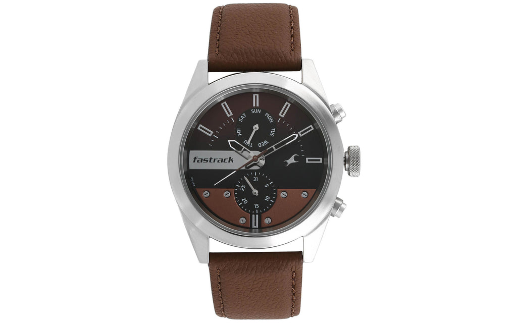 Fastrack NM3165SL01 Brown Metal Analog Men's Watch | Watch | Better Vision