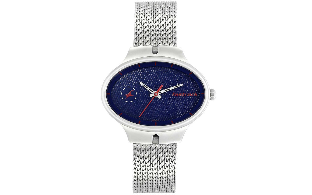 Fastrack NM6185SM01 Blue Metal Analog Women's Watch | Watch | Better Vision