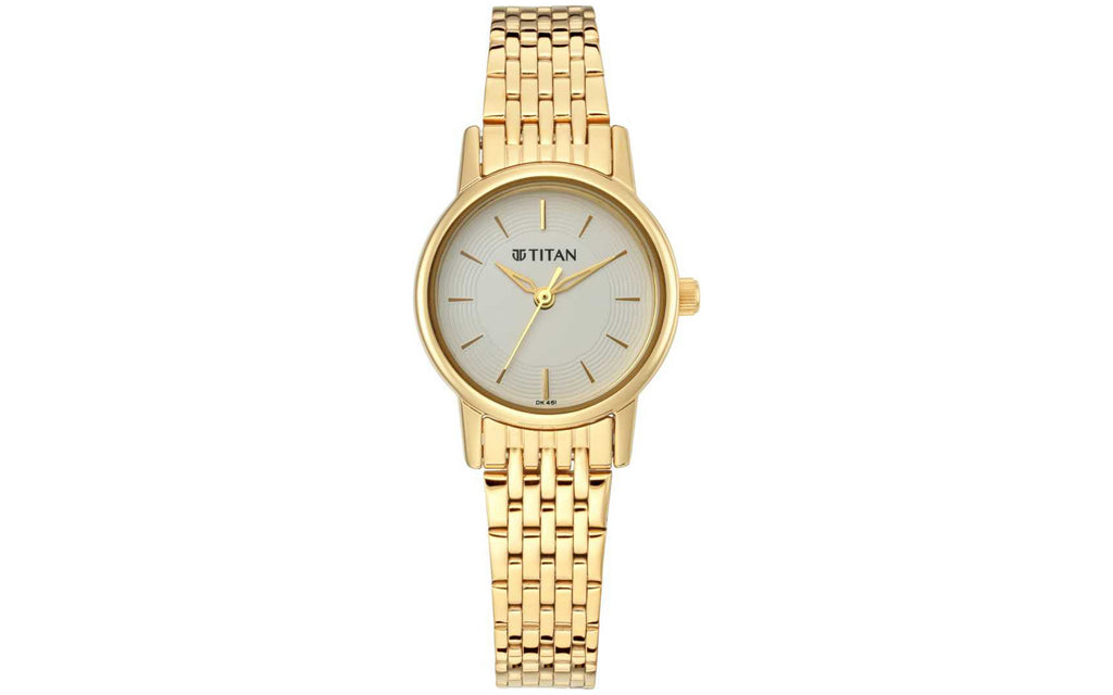 Titan 2593YM02 White Metal Analog Women's Watch | Watch | Better Vision