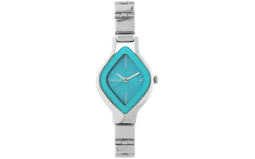 Fastrack NM6109SM03 Blue Metal Analog Women's Watch | Watch | Better Vision