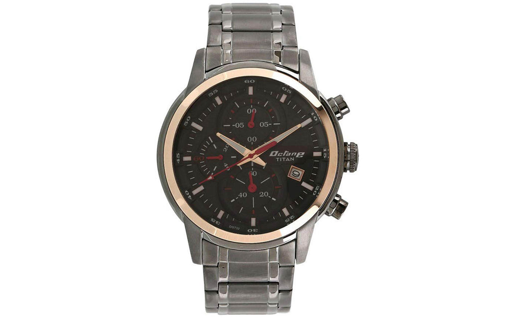 Titan NM90086KM03 Octane Gray Metal Analog Men's Watch | Watch | Better Vision