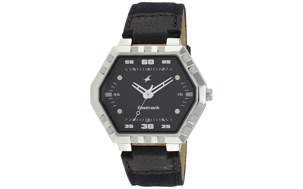 Fastrack NC3067SL02 Black Metal Analog Men's Watch | Watch | Better Vision