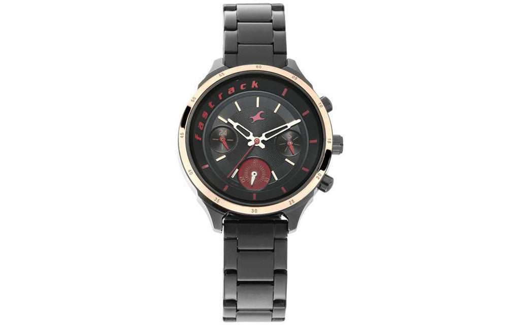 Fastrack 6186KM01 Black Metal Analog Women's Watch | Watch | Better Vision