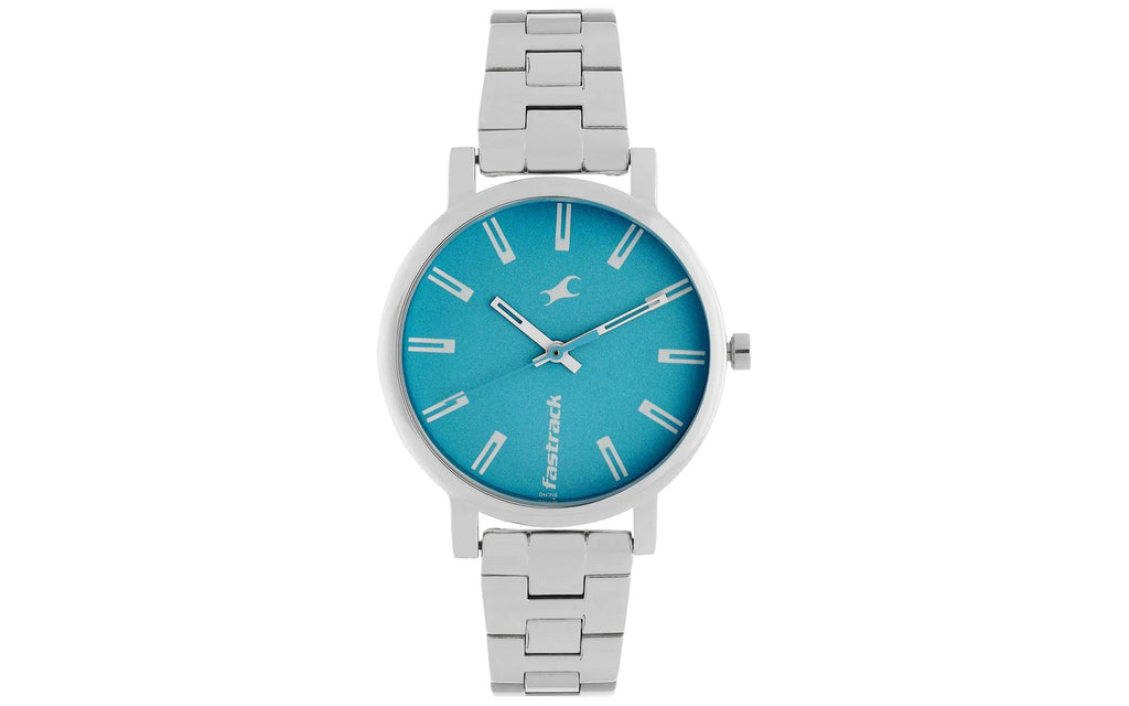 Fastrack NM68010SM02 Blue Metal Analog Women's Watch | Watch | Better Vision