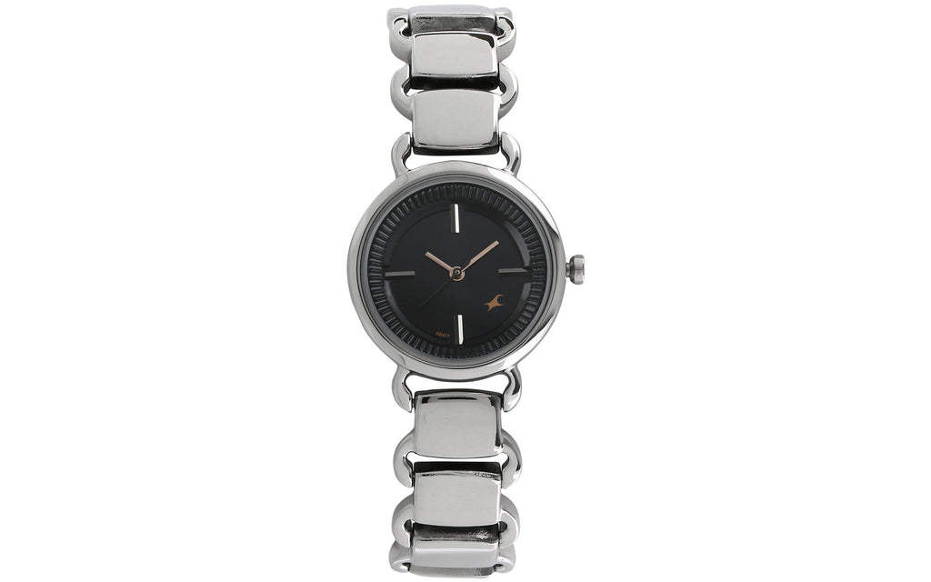 Fastrack NM6117SM01 Black Metal Analog Women's Watch | Watch | Better Vision