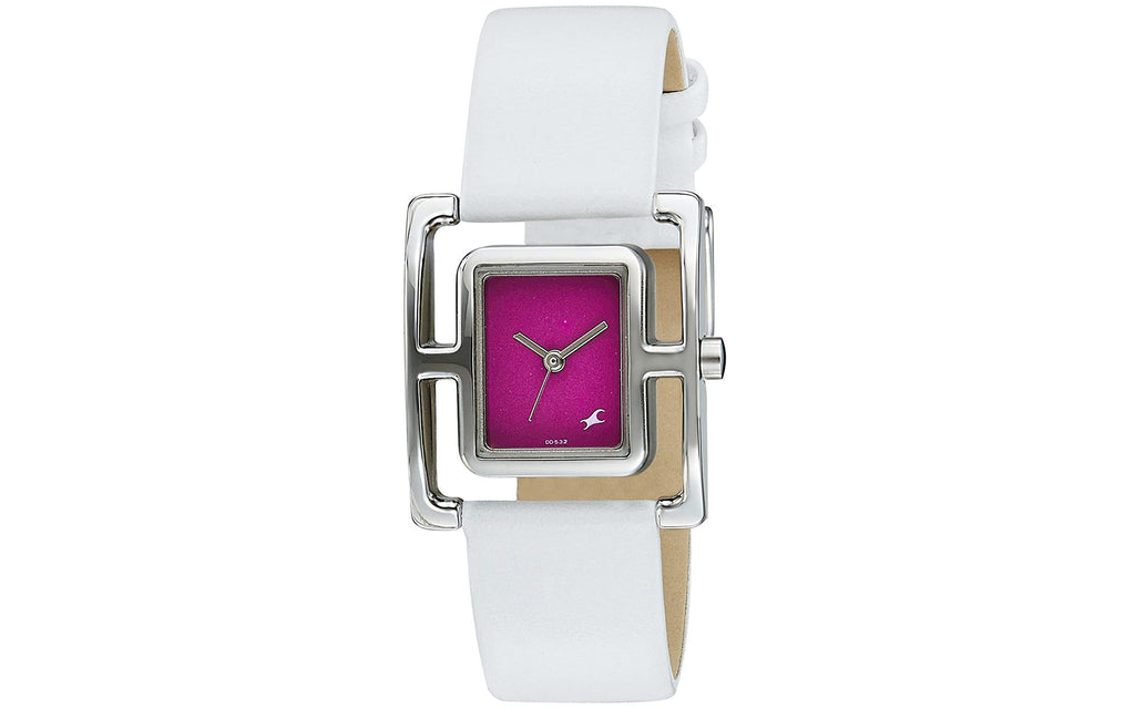 Fastrack 6096SL02 Pink Metal Analog Women's Watch - Better Vision