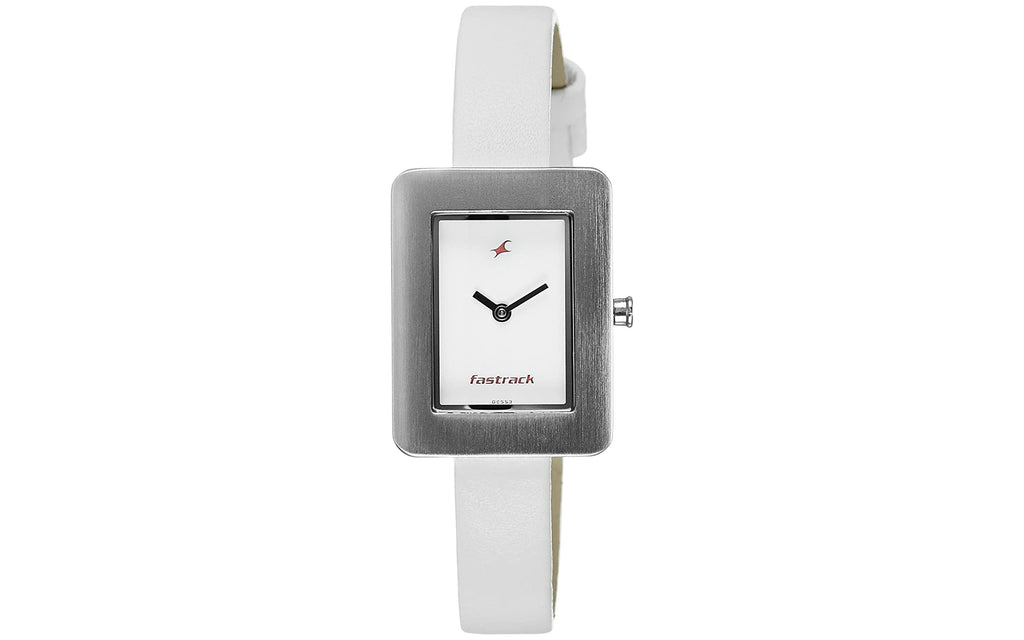 Fastrack 2343SL07 White Metal Analog Women's Watch - Better Vision