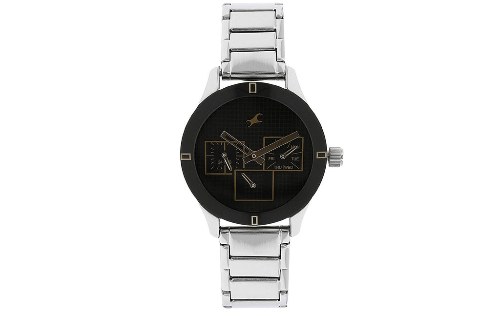 Fastrack NM6078SM09 Gray Metal Analog Women's Watch | Watch | Better Vision