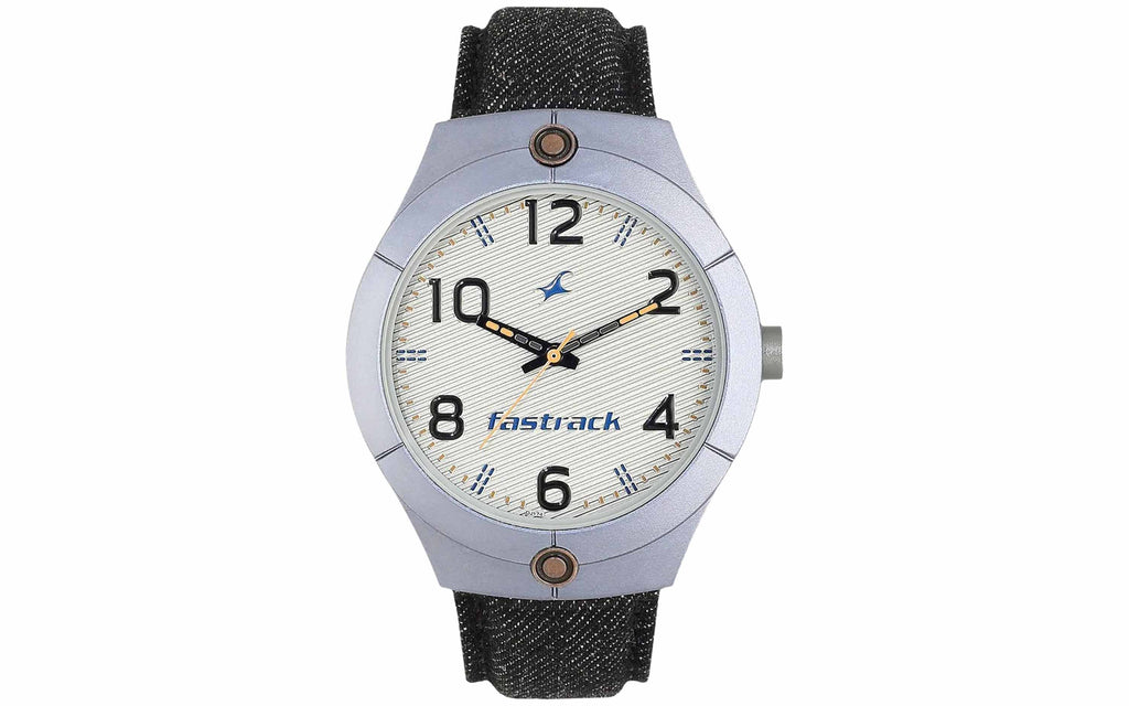 Fastrack 3191AL02 Gray Metal Analog Men's Watch - Better Vision