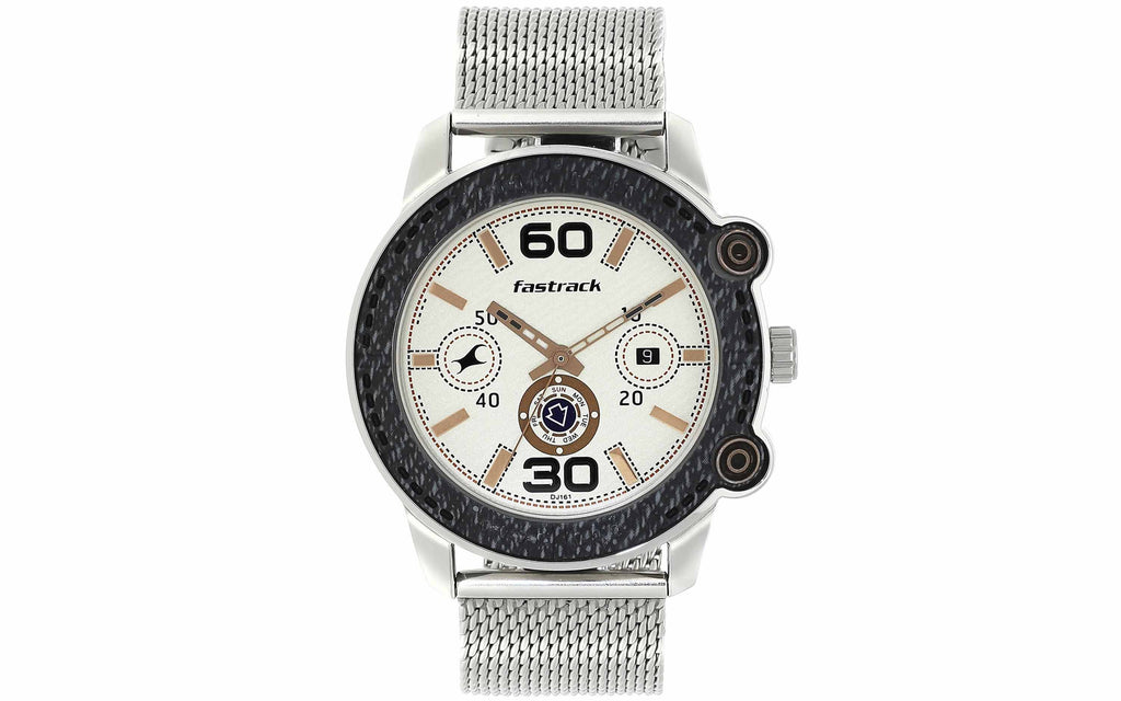 Fastrack NM3188KM02 Beige Metal Analog Men's Watch | Watch | Better Vision