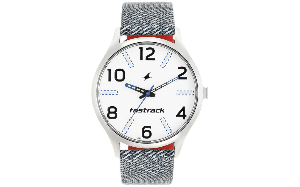 Fastrack 3184SL01 White Metal Analog Men's Watch - Better Vision