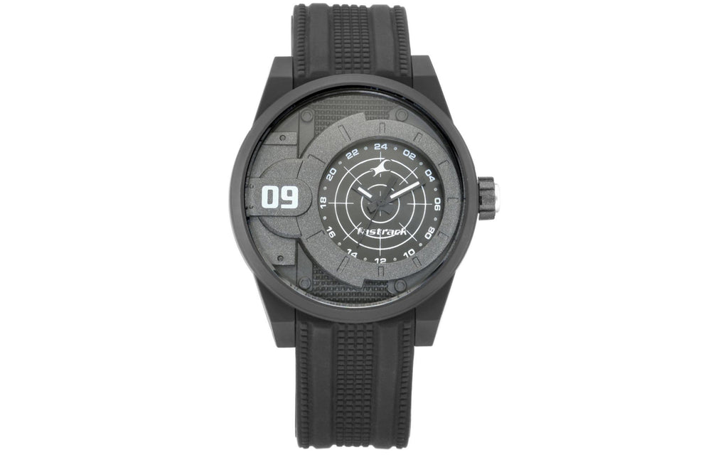 Fastrack 38058PP03 Black Silicon Analog Men's Watch - Better Vision
