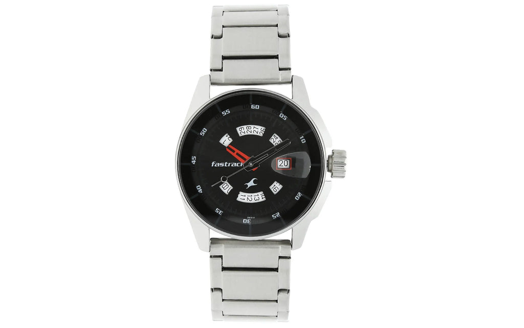 Fastrack NM3089SM03 Black Metal Analog Men's Watch | Watch | Better Vision