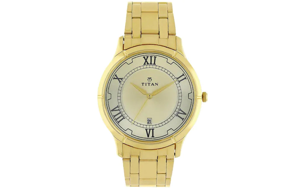 Titan 1775YM01 Ivory Metal Analog Men's Watch | Watch | Better Vision