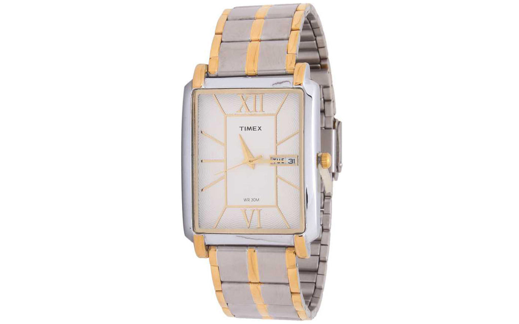 Timex TW000W908 White Metal Analog Men's Watch | Watch | Better Vision