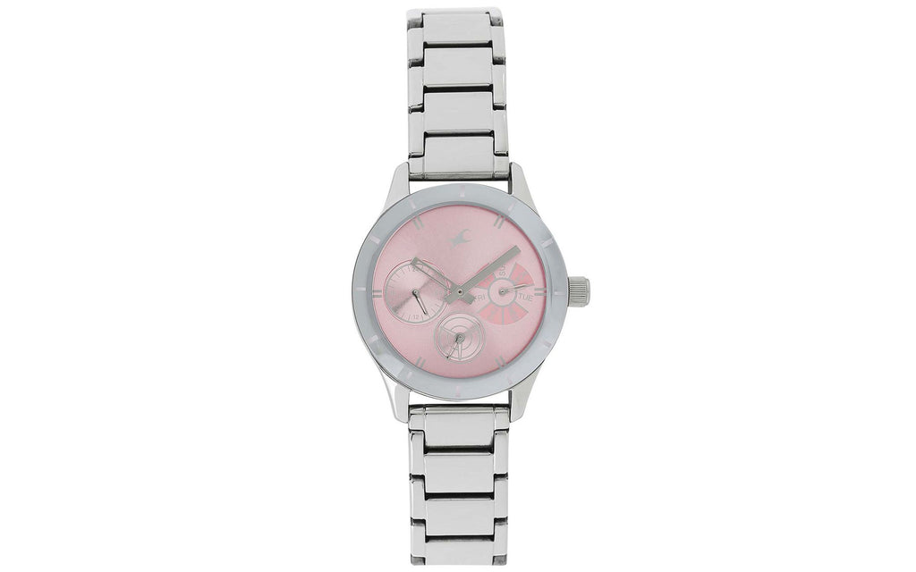 Fastrack NM6078SM07 Pink Metal Analog Women's Watch | Watch | Better Vision