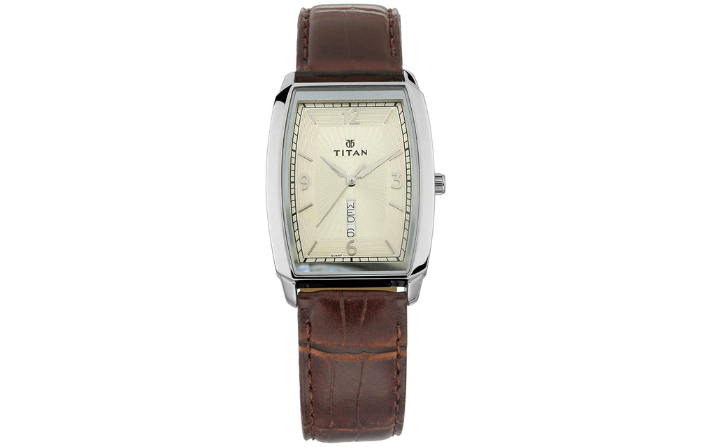 Titan NM1737SL02 White Metal Analog Men's Watch | Watch | Better Vision