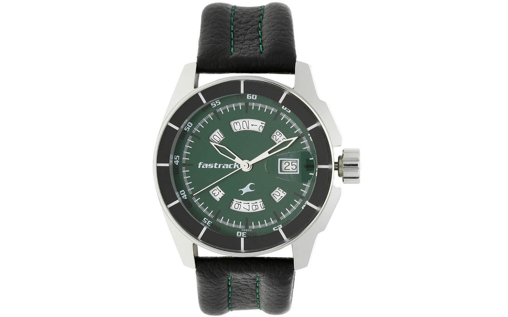 Fastrack NM3089SL03 Green Metal Analog Men's Watch | Watch | Better Vision