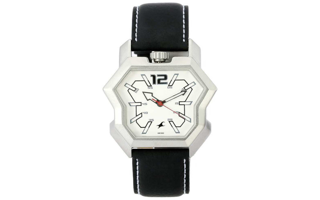 Fastrack 3125SL01 White Metal Analog Men's Watch - Better Vision