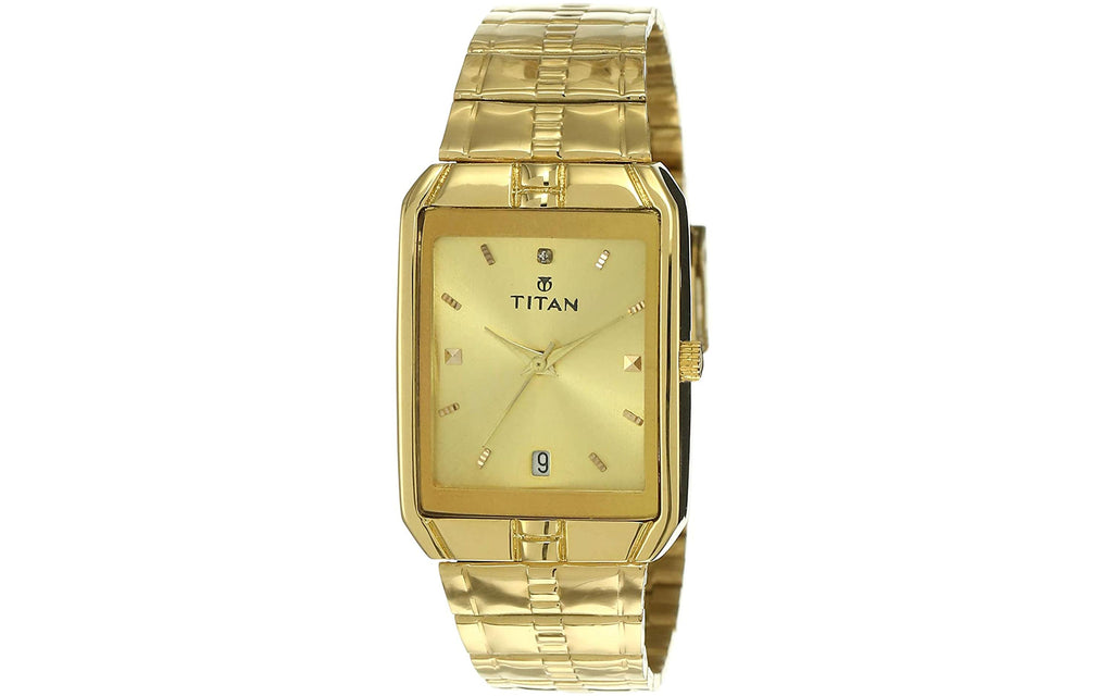 Titan NM9151YM03 Gold Metal Analog Men's Watch | Watch | Better Vision